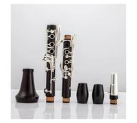 Woodwind Clarinet Bb Clarinet Wood Ebony Clarinet 17 Keys Silver Key Musical Instruments Case