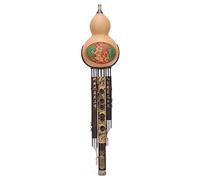 Woodwind Fall-proof Cucurbit Musical Instrument Beginner Playing Gourd Flute Three-pipe Flute Musical Instrument Entertainment And Interest Cucurbit Flute With Lanyard And Box