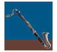 Woodwind Instrument Bakelite Bass Clarinet B Flat Is Called For Students, Beginners And Adults Beginner Clarinet