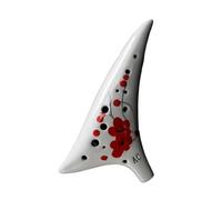 Woodwind Instrument Dark Brown Appearance Smooth Easy To Learn Middle C 12 Hole Ocarina(Plum blossom)