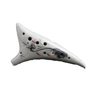 Woodwind Instrument With Sharp Hole Music Instruments Easy To Learn Alto C Key 12 Holes Ocarina(Style 6)