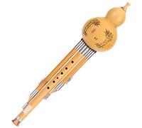Woodwind Playing The On Stage Traditional Instrument Hulusi Ethnic Instruments Gift For Beginner Music Lovers Easy To Carry Out (Color : WoodA, Size : F-key)