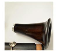 Woodwind Professional Ebony Clarinet Bb 17 Key Silver Plated Copper Grenadilla Klarinet(Nickel)