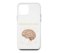 Woodworker Brain Diagram Funny Workshop Carpenter Anatomy Case for iPhone 12 mini