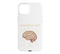 Woodworker Brain Diagram Funny Workshop Carpenter Anatomy Case for iPhone 15 Plus