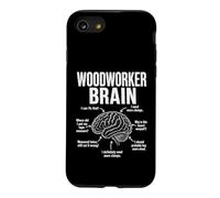 Woodworker Brain Funny Carpenter Workshop DIY Lumber Tools Case for iPhone SE (2020) / 7/8