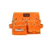 Woodworker Tool Bag Practical Cow Leather Waist Pack Multi-function Repair Tool Storage Bag Hardware Tool Storage Bag