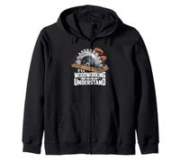 Woodworker Tools Woodworking Humor Carpenter for Men Zip Hoodie