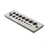 Woodworker's Choice High Precision Steel Dowel Maker Tool Featuring Sixteen Incremental Holes Ranging From Four To Sixteen Millimeters ()