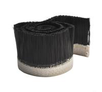 Woodworking and Advertising Engraving Machine Dust Removal 1M Black Nylon（A） Nylon Dust Cover Brush for CNC Router Spindle Motor Vacuum Cleaner for Attachment