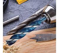 Woodworking Auger Drill Bit with Enhanced Design for Efficient Drilling in Hardwoods and Other Materials, Professional Results (25mm)