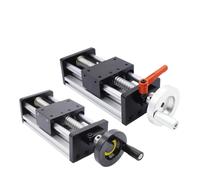 Woodworking Ball Screw Linear Guide Motion Rail Slide Manual Linear Shaft Actuator Module Table Stroke Travel Engraving Tool(No Scale,600mm)