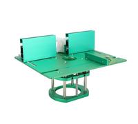 Woodworking Bench Router Plate System Adjustable Height Manual Router Table Lifting System Green