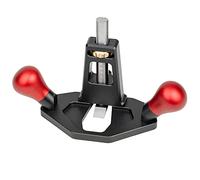 Woodworking Bottom Cleaning Planer CNC Machined Anodized Processing with Brass Nut Depth Adjustment Function Solid Wear-Resistant Long Durability Quick Sharpened Design Smooth Clear for Ultra-Clean Gr