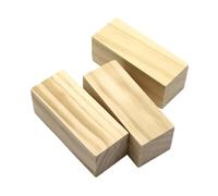 Woodworking Carving Block 4 * 4 * 10cm 5 * 5 * 10cm Square Wood Block Unfinished Wooden Cubes DIY Model Material Crafts Decoration Puzzles Making Parts(40x40x100mm-10pcs)