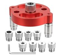 Woodworking Center Finder Kit,Center Finder Tool Woodworking Tools | 3/4/5/6/7/8/9/10mm Drills, Wood Turning Centre Finders Tools,Carpentry Drilling Guides Set for Vertical Hole Drilling