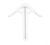 Woodworking Center Finder Tool for Round Bar & Circle Alignment - ABS Measuring Locator for Engraving, Carpentry, and DIY Projects(larger)