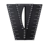 Woodworking Centre Locator - 2 in 1 Carpentry Angle Ruler | Centre Location Gauge - for Construction Site Workshop Renovation Projects Furniture and Joinery Manufacturing