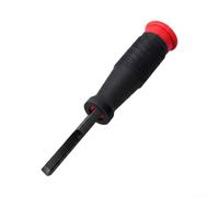 Woodworking Chisel 12mm Corner Router Bit for Clean 90° Edges - Chrome Vanadium Steel Mortising Tool with Strike Cap for Door Hinges Furniture Repair Red(8 mm red)