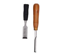 Woodworking Chisel Set Professional Grade Right Angle Corner Chisel and Flat Chisel with Metal Strike Cap for Wood Stone Carving Crafting Woodworkers Hobbyists 40CR Alloy Steel