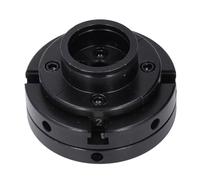 Woodworking Chuck Set, High Accuracy Woodworking Lathe Chuck Easy to Install Erosion Resistant 1in X 8 TPI Self Centering Steel 4in for Mechanical Processing