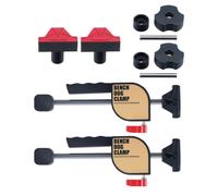 Woodworking Clamp Set, Adjustable Quick Release Joinery Tools - Set of Bench Clips in Aluminium Alloy - for Cutting Assembly Bonding Repair Furniture and Ba