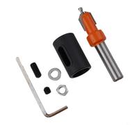 Woodworking Countersink Drill Bit Set with 8mm Round Shank and Adjustable Stopper for Pilot Hole Drilling, Counterboring and Self Tapping Screws in Wood(3×10)