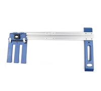 Woodworking Cutting Guide Board, Aluminum Alloy Rip - Cut Circular Saw Positioning Plate, Adjustable 0-65cm Length for Precision Woodworking, Includes Complete Accessories for Ea