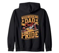 Woodworking Dad Pride Zip Hoodie