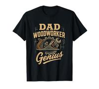 Woodworking Dad Woodworker Papa Carpenter Daddy Fathers Day T-Shirt