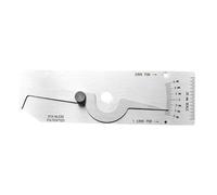 Woodworking Decoration V-WAC Welding Gauge Gage-Weld Biting Edge Undercut Inspection- Metric Mm-Reading Welding Measurement Tool Ruler Seam- Joint Tool High-Precision Depth Guage Height