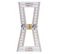 Woodworking Dovetail Marker Scribing Gauge Tool with 1:5/1:6/1:7/1:8 Slopes - Precise Line Drawing, Durable Brass & Stainless Steel, Ideal for Woodboard Splicing and Crac