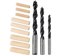 Woodworking Dowel and Drill Bit set 47 Piece SupaTool