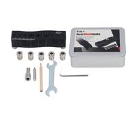 Woodworking Dowelling Jig 6 in 1 Self Centering Drill Guide Aluminum Alloy Adjustable Multifunctional Jig Tool for Professional Carpenters and DIY Woodworkers