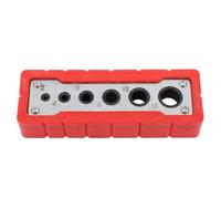 Woodworking Drill Guide Professional Precise Handheld Dowel Jig Tool for DIY Woodworking Projects Steel Plastic 12x4x2 3cm