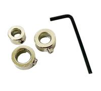 Woodworking Drill Stop Collar Set, Depth Stopper for Drill Bits 3mm-16mm, Metal Material with Wrench, Pack of 4 or 8 Compatible with Various Power Drills