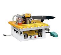 Woodworking Edge Banding Machine, Automatic Tape Breaking, Microcomputer Temperature Control, for Curve & Straight Edges, Efficient and Easy to Use