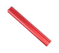 Woodworking Edge Measuring Square with Wrap-Around Design and Dual-Sided Scale, Aluminum Ruler for Marking Edges and Right Angles, 3-Pack (200mm)