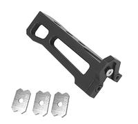 Woodworking Edge Trimmer Aluminum Alloy Manual Wood Planer Arc Scraper with 3 Blades for Woodworking Edge Banding Furniture Board Chamfering