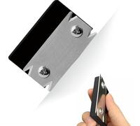 Woodworking Edge Trimmer, Edge Banding Trimmer Black Tool, Wood Chamfering Fillet Scraper, Portable Manual Wood Trimmer with Stainless Steel Blade, for Woodworking, Durable Edgebanding Trimming Tool