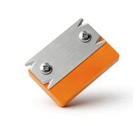 Woodworking Edge Trimmer, Portable Manual Edge Banding Cutter, Orange Manual Portable Chamfering Tool with Anti-Slip Grip & Stainless for Wood, Veneer Trimming & Deburring