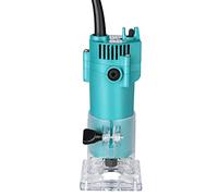 Woodworking Electric Shock Router 450W Wood Router Machine Woodworking Electric Trimmer Engraving Wood Carving Milling Cutting Tools Carpenter Power Tools