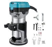 Woodworking Electric Trimmer Hand Wood Router Machine Power Carpentry Tools for Trimming Slotting Milling Grooving Carving (Color : Plunge Tilt) (Fixed)