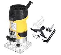 Woodworking Electric Trimmer Wood Milling Engraving Slotting Trimming Machine Hand Carving Router (Size : 1) (1)