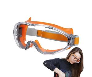 Woodworking Eye Protector - Durable Splash Guard, Dustproof Labor Eyewear, impacts Resistant Lenses, Trade Safety Visor | Woodworking Glasses Durable Barrier for Long Duration Cutting Grinding Tasks