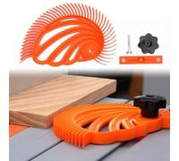 Woodworking Featherboard for Table Saw & Router - ABS Alloy Precision Cutting Guide with Hedgehog Board Stability, Orange