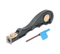 Woodworking Glue Scraper Multifunctional Aluminum Alloy Mini Glue Removal Tool with Ergonomic Handle for Tight Space Woodworking and Repair Works Black and Gold