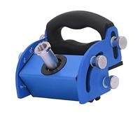 Woodworking Hole Locator, Inclined Hole Locator with 0-90° Adjustable Aluminum Alloy Guide Positioner, Clear Scale Drilling Tool for Woodworking Projects (Blue)