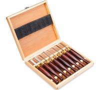 Woodworking HSS Wood Turning Tools Lathe Chisel Set of 8 pcs Mini with Wooden Box, Ideal for Pen Turning and Small Projects