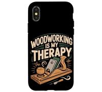Woodworking Is My Therapy Carpentry Hand Tool Case for iPhone X/XS